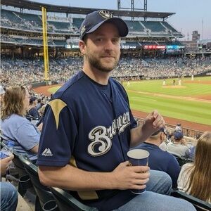 Majestic Milwaukee Brewers Jersey Men's Size Large/XL